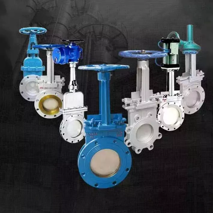 Valve de porte de couteau NRS résistante à la corrosion