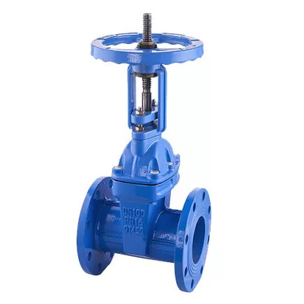 DN200 Valve de porte du siège résilient en fer ductile
