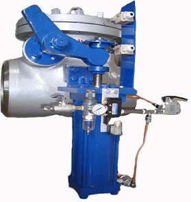 Clapet anti-retour en fonte pneumatique DN150